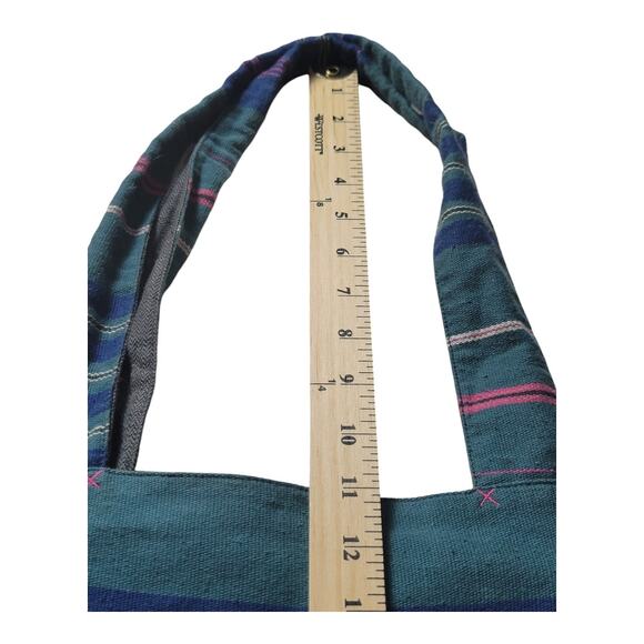 PRANA Organic Cotton Hemp Cinch Tote/shoulder/travel/yoga bag deep balsam - Picture 7 of 10